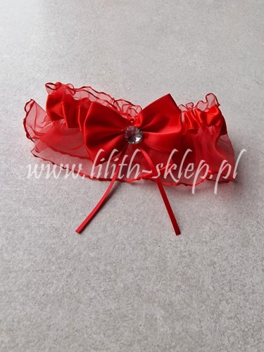 czerwona-podwiazka-z-ozdobna-kokarda