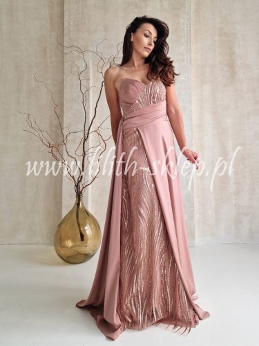 asymetryczna-sukienka-gorsetowa-posypana-brokatem-rozowa