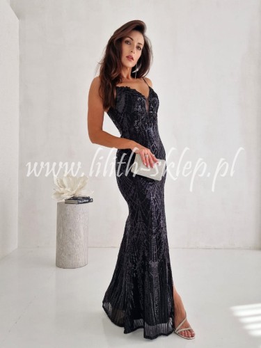 czarna-cekinowa-maxi-z-efektownym-dekoltem-i-rozcieciem-na-nodze