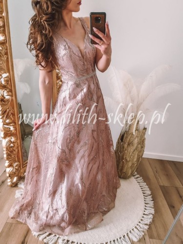 rozowa-rozkloszowana-sukienka-maxi-posypana-brokatem