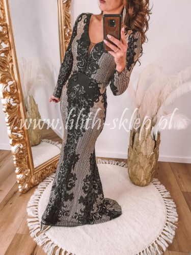czarna-syrenka-maxi-z-dlugim-rekawem